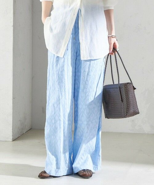 SHIPS / シップス その他パンツ | 〈手洗い可能〉コットン ドビー ウエスト ゴム ギャザー パンツ | 詳細25