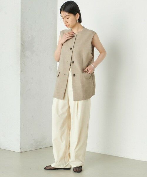 SHIPS / シップス スラックス・ドレスパンツ | Wai+:〈手洗い可能〉2タック スラックス | 詳細2