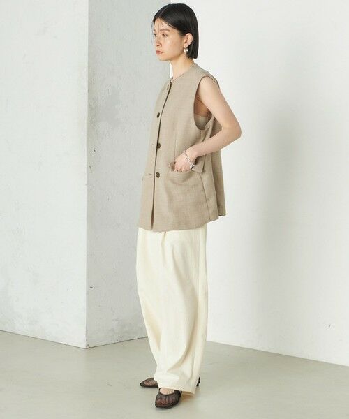 SHIPS / シップス スラックス・ドレスパンツ | Wai+:〈手洗い可能〉2タック スラックス | 詳細3