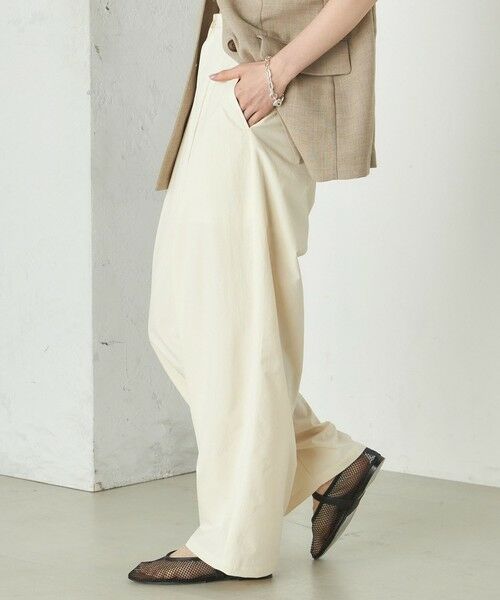 SHIPS / シップス スラックス・ドレスパンツ | Wai+:〈手洗い可能〉2タック スラックス | 詳細7