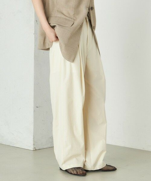 SHIPS / シップス スラックス・ドレスパンツ | Wai+:〈手洗い可能〉2タック スラックス | 詳細9