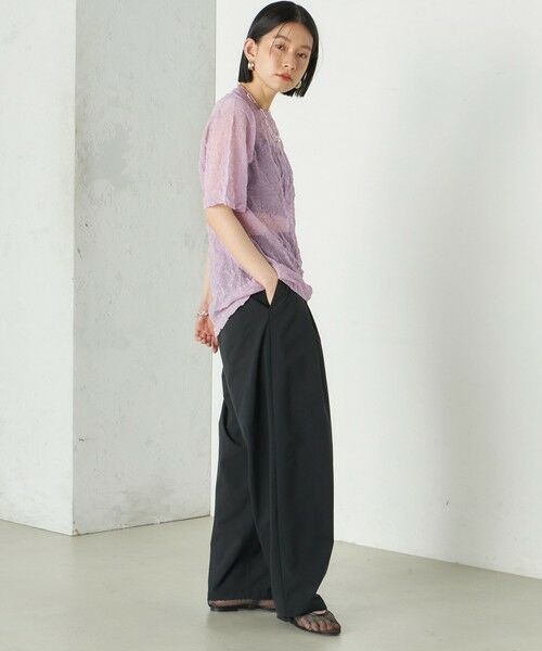 SHIPS / シップス スラックス・ドレスパンツ | Wai+:〈手洗い可能〉2タック スラックス | 詳細17