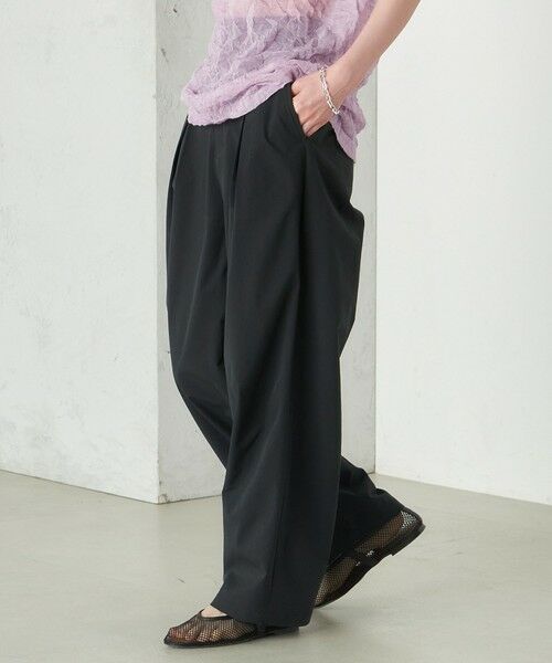 SHIPS / シップス スラックス・ドレスパンツ | Wai+:〈手洗い可能〉2タック スラックス | 詳細20