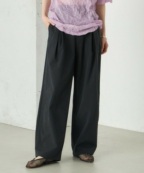 SHIPS / シップス スラックス・ドレスパンツ | Wai+:〈手洗い可能〉2タック スラックス | 詳細24