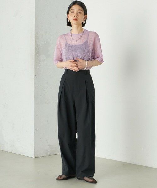 SHIPS / シップス スラックス・ドレスパンツ | Wai+:〈手洗い可能〉2タック スラックス | 詳細25