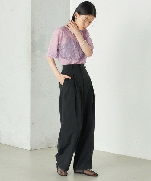 SHIPS / シップス スラックス・ドレスパンツ | Wai+:〈手洗い可能〉2タック スラックス | 詳細27