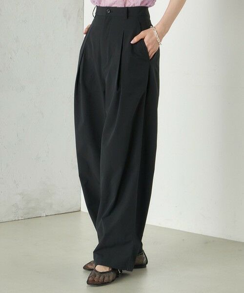 SHIPS / シップス スラックス・ドレスパンツ | Wai+:〈手洗い可能〉2タック スラックス | 詳細28