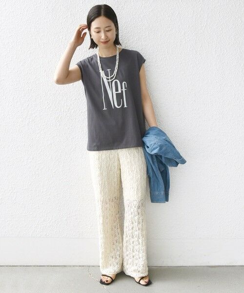 【新品】mintdesigns ミントデザインズ ラッセルレースパンツ　2 mintdesigns｜ラッセルレースイージーパンツ