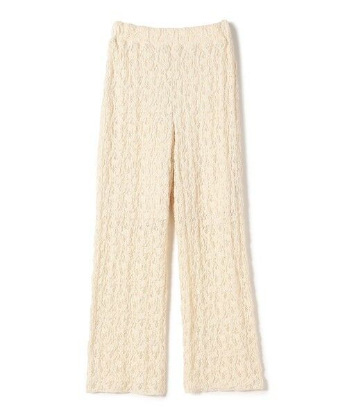 SHIPS / シップス ショート・ハーフ・半端丈パンツ | 〈手洗い可能〉ラッセル レース イージー パンツ | 詳細21