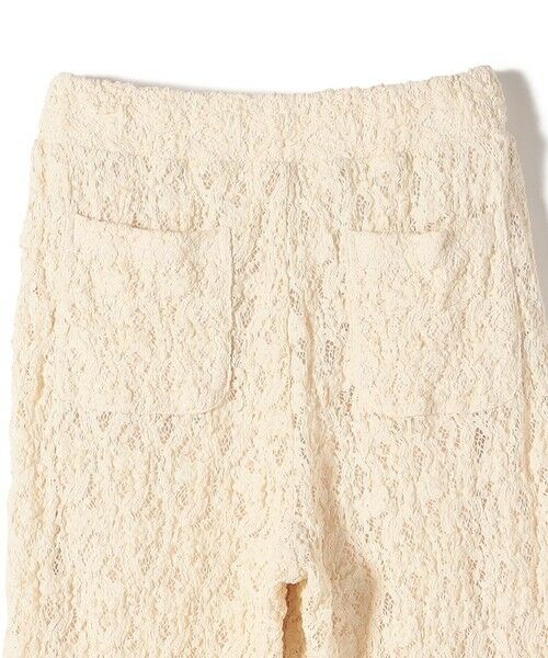 SHIPS / シップス ショート・ハーフ・半端丈パンツ | 〈手洗い可能〉ラッセル レース イージー パンツ | 詳細25