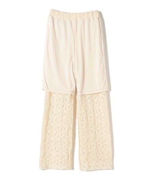 SHIPS / シップス ショート・ハーフ・半端丈パンツ | 〈手洗い可能〉ラッセル レース イージー パンツ | 詳細26