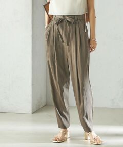 SHIPS / シップス その他パンツ | 小泉里子コラボ:〈手洗い可能〉ツイル ウエスト テーパード パンツ