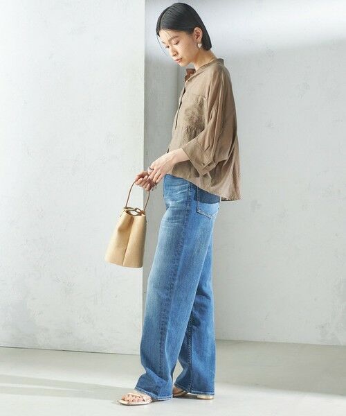 SHIPS / シップス デニムパンツ | 〈洗濯機可能〉ストレッチ ストレート デニム パンツ | 詳細1