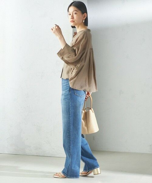 SHIPS / シップス デニムパンツ | 〈洗濯機可能〉ストレッチ ストレート デニム パンツ | 詳細2