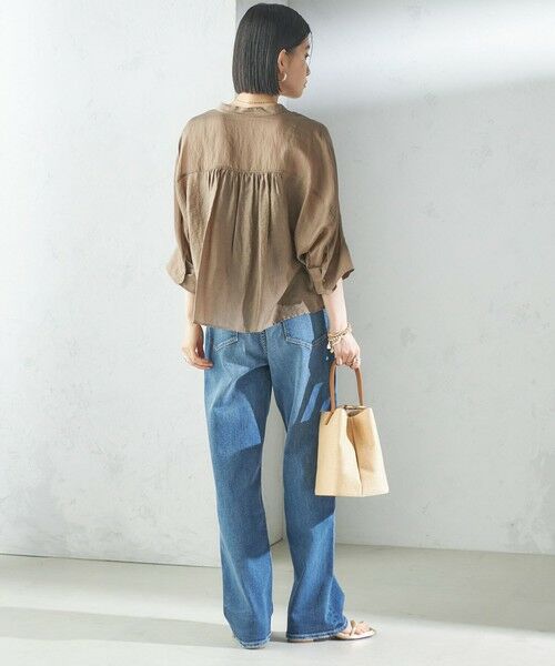 SHIPS / シップス デニムパンツ | 〈洗濯機可能〉ストレッチ ストレート デニム パンツ | 詳細3