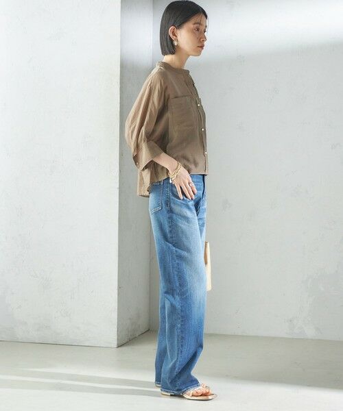 SHIPS / シップス デニムパンツ | 〈洗濯機可能〉ストレッチ ストレート デニム パンツ | 詳細4