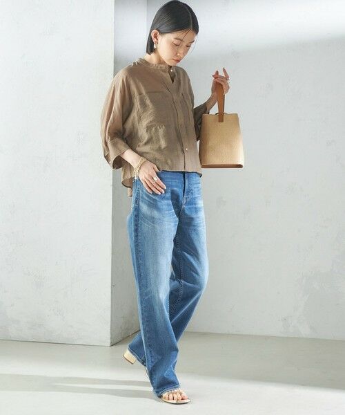 SHIPS / シップス デニムパンツ | 〈洗濯機可能〉ストレッチ ストレート デニム パンツ | 詳細5