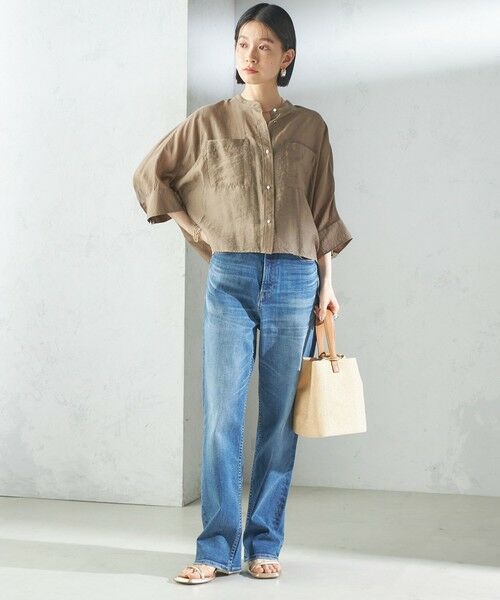 SHIPS / シップス デニムパンツ | 〈洗濯機可能〉ストレッチ ストレート デニム パンツ | 詳細7