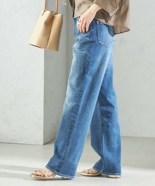 SHIPS / シップス デニムパンツ | 〈洗濯機可能〉ストレッチ ストレート デニム パンツ | 詳細9