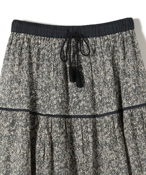 SHIPS / シップス ロング・マキシ丈スカート | Fanaka:〈手洗い可能〉プリント ティアード スカート | 詳細4