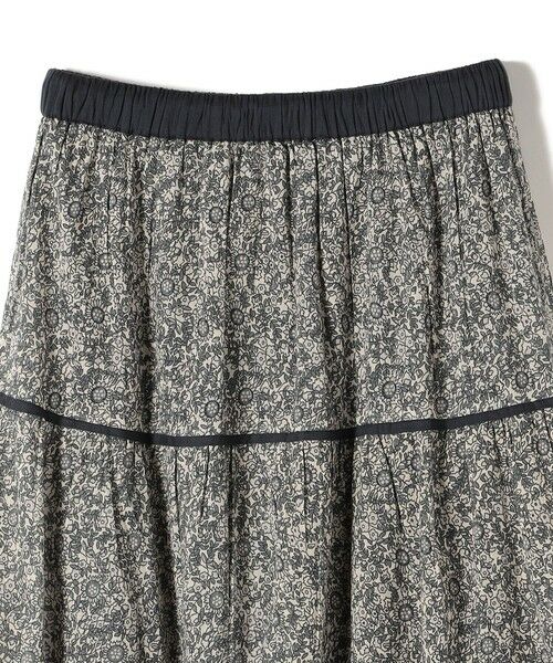 SHIPS / シップス ロング・マキシ丈スカート | Fanaka:〈手洗い可能〉プリント ティアード スカート | 詳細5