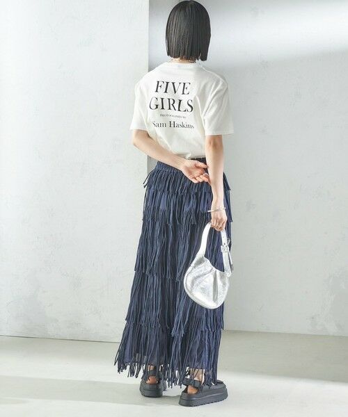 SHIPS / シップス ロング・マキシ丈スカート | 【SHIPS別注】crinkle crinkle crinkle:フリンジ スカート | 詳細4