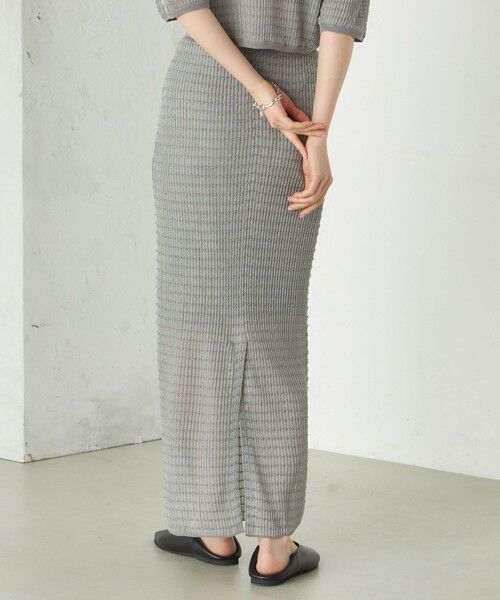 SHIPS / シップス ミニ・ひざ丈スカート | Wai＋:ジャカード シアー スカート | 詳細11