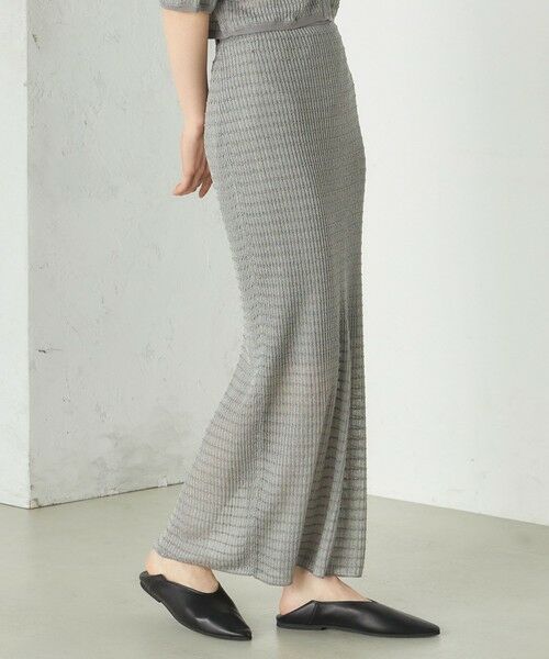 SHIPS / シップス ミニ・ひざ丈スカート | Wai＋:ジャカード シアー スカート | 詳細12