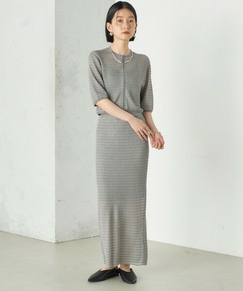 SHIPS / シップス ミニ・ひざ丈スカート | Wai＋:ジャカード シアー スカート | 詳細6