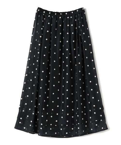 SHIPS / シップス ロング・マキシ丈スカート | 〈手洗い可能〉ドット 刺繍 ギャザー スカート | 詳細12