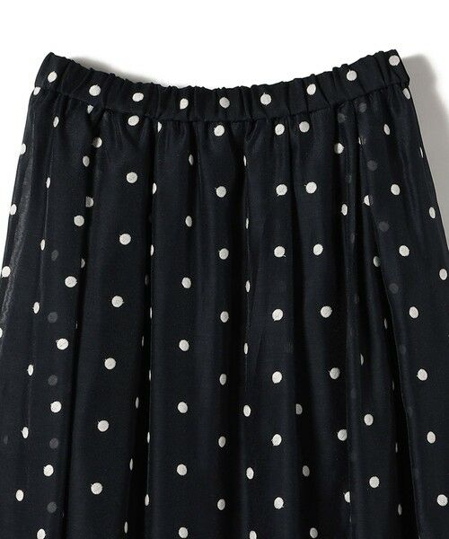 SHIPS / シップス ロング・マキシ丈スカート | 〈手洗い可能〉ドット 刺繍 ギャザー スカート | 詳細13