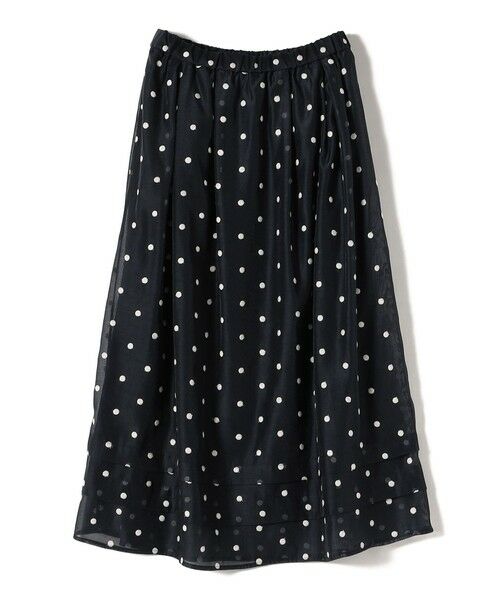 SHIPS / シップス ロング・マキシ丈スカート | 〈手洗い可能〉ドット 刺繍 ギャザー スカート | 詳細15
