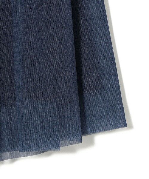 SHIPS / シップス ロング・マキシ丈スカート | troisiemeCHACO:〈手洗い可能〉デニム プリント チュール スカート | 詳細26