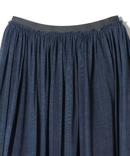 SHIPS / シップス ロング・マキシ丈スカート | troisiemeCHACO:〈手洗い可能〉デニム プリント チュール スカート | 詳細28