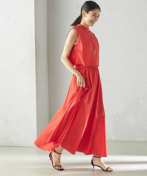 SHIPS / シップス ロング・マキシ丈スカート | 小泉里子コラボ:〈手洗い可能〉スラブ 綿麻混 スカート | 詳細28