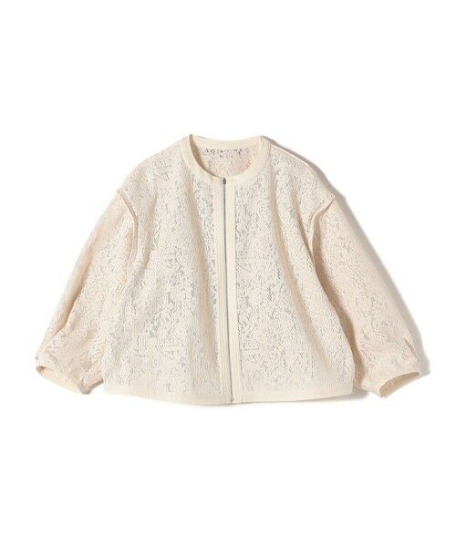 SHIPS / シップス ブルゾン | SHIPS Primary Navy Label:〈手洗い可能〉レース ブルゾン | 詳細3