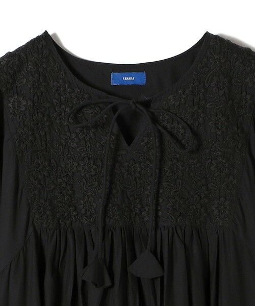 SHIPS / シップス ロング・マキシ丈ワンピース | Fanaka:〈手洗い可能〉ベル スリーブ ワンピース | 詳細5