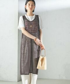 SHIPS / シップス ロング・マキシ丈ワンピース | 〈手洗い可能〉前後 2WAY イタリアン シアー リネン ワンピース