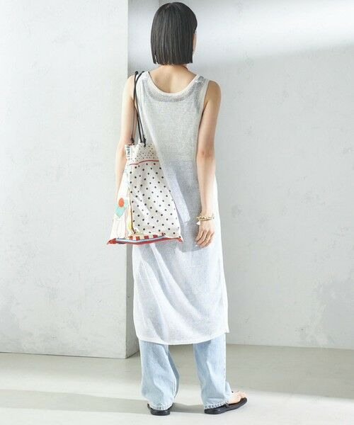 SHIPS / シップス ロング・マキシ丈ワンピース | 〈手洗い可能〉前後 2WAY イタリアン シアー リネン ワンピース | 詳細4