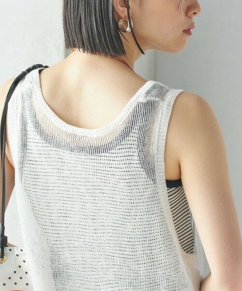 SHIPS / シップス ロング・マキシ丈ワンピース | 〈手洗い可能〉前後 2WAY イタリアン シアー リネン ワンピース | 詳細8