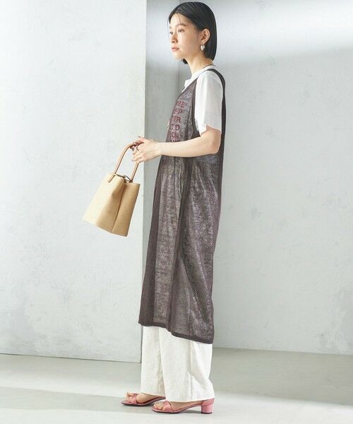 SHIPS / シップス ロング・マキシ丈ワンピース | 〈手洗い可能〉前後 2WAY イタリアン シアー リネン ワンピース | 詳細28
