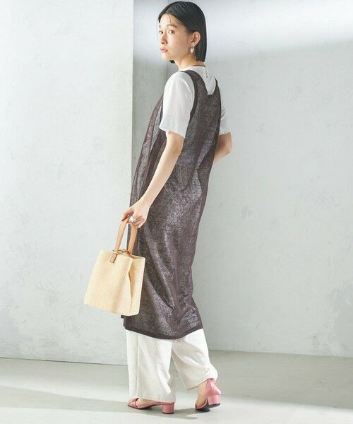 SHIPS / シップス ロング・マキシ丈ワンピース | 〈手洗い可能〉前後 2WAY イタリアン シアー リネン ワンピース | 詳細29