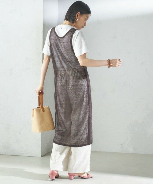 SHIPS / シップス ロング・マキシ丈ワンピース | 〈手洗い可能〉前後 2WAY イタリアン シアー リネン ワンピース | 詳細30
