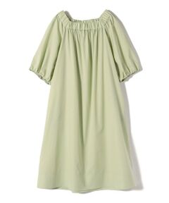 SHIPS / シップス ロング・マキシ丈ワンピース | SHIPS Primary Navy Label:へム ステッチ オフショル ワンピース