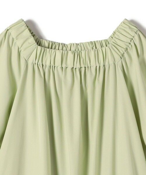 SHIPS / シップス ロング・マキシ丈ワンピース | SHIPS Primary Navy Label:へム ステッチ オフショル ワンピース | 詳細5