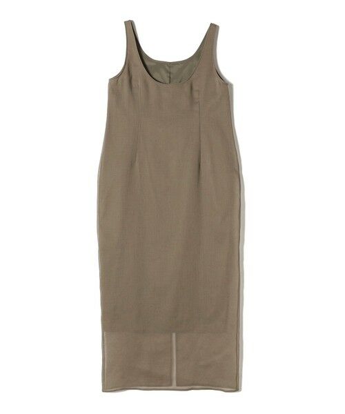 SHIPS / シップス ロング・マキシ丈ワンピース | Wai＋:〈手洗い可能〉オーガンジー ノースリーブ 2WAY ワンピース | 詳細24