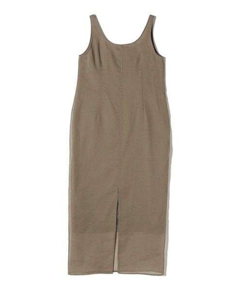 SHIPS / シップス ロング・マキシ丈ワンピース | Wai＋:〈手洗い可能〉オーガンジー ノースリーブ 2WAY ワンピース | 詳細25