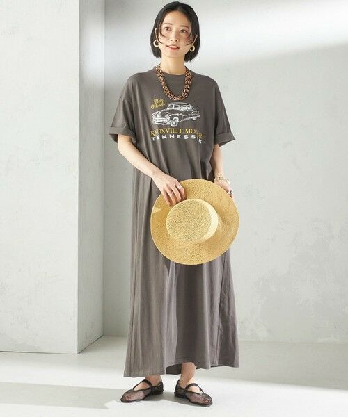 SHIPS / シップス ロング・マキシ丈ワンピース | TENNESSEERIVER:TEE ワンピース | 詳細1