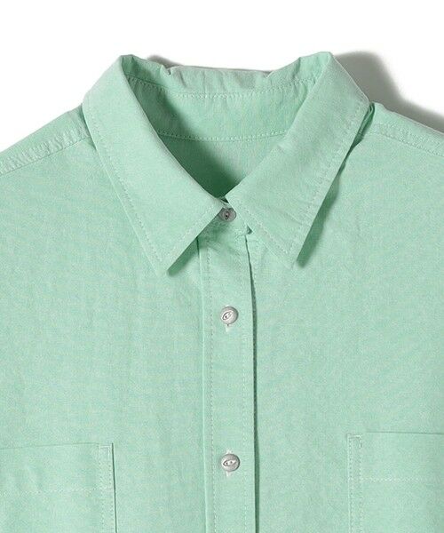 SHIPS / シップス ロング・マキシ丈ワンピース | 〈洗濯機可能〉ワンポイント 刺繍 シャツ ワンピース | 詳細18