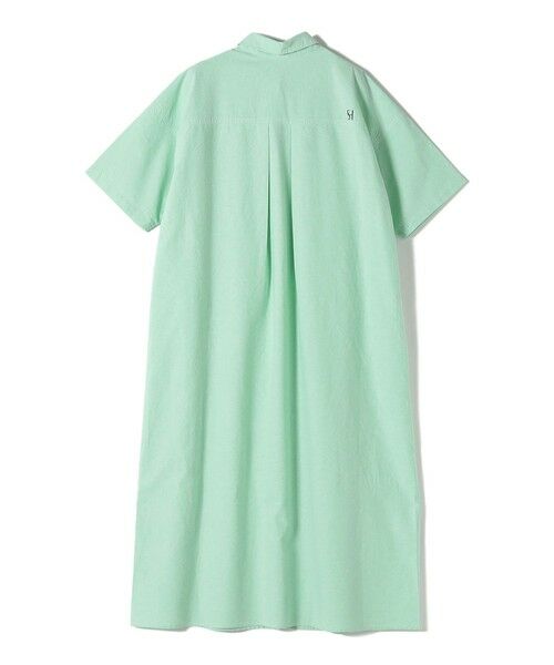 SHIPS / シップス ロング・マキシ丈ワンピース | 〈洗濯機可能〉ワンポイント 刺繍 シャツ ワンピース | 詳細21